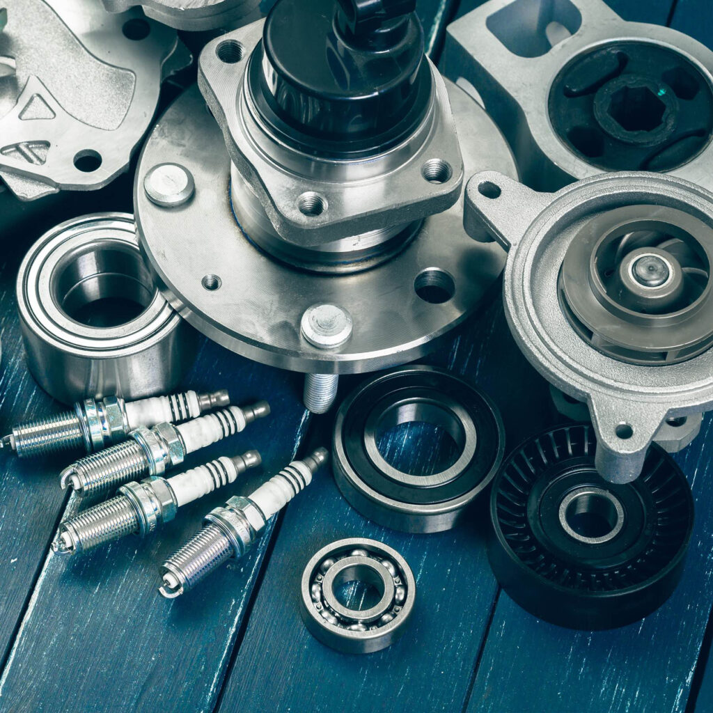 Essential car parts including spark plugs and bearings for fast-fit repairs in Hildenborough